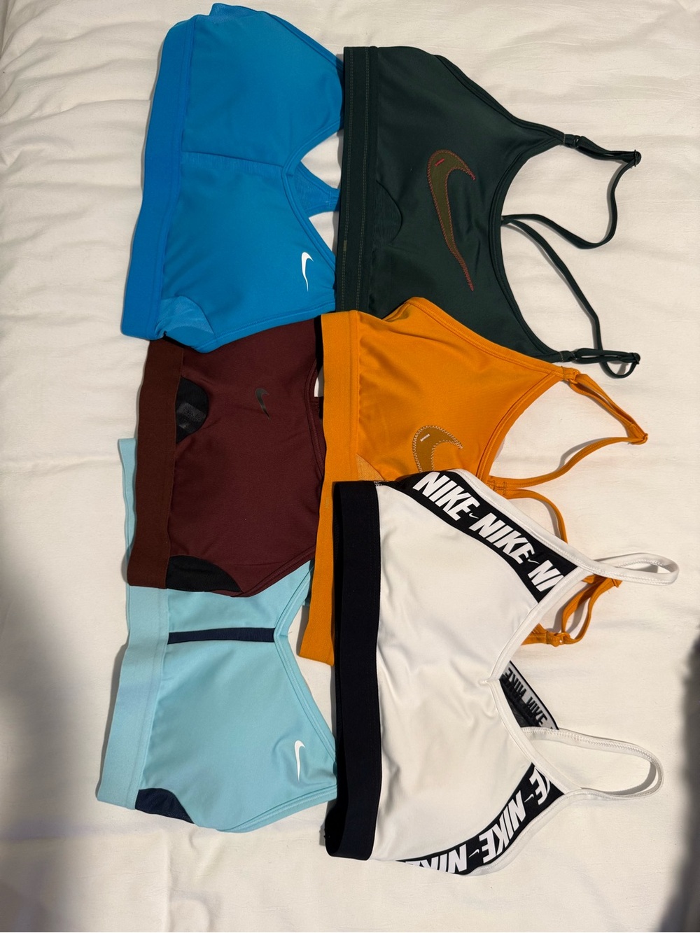 Nike Assorted Color Sports Bras - Pack of 6